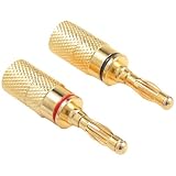 OEM SYSTEMS IW4PLUG Gold-Plated Banana Plugs (4 pk)