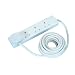 Masterplug 4 Gang Extension Lead 5 Metre, 13 Amp, White