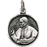 14K Yellow Gold Pope John Paul Ii Medal 20.00 MM