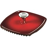 Lodge Color ECPP43 Enameled Cast Iron Square Panini Press, Island Spice Red