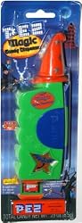 PEZ Magic Candy Dispenser, Green with Orange Hat