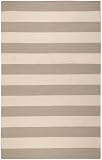Frontier Striped Gray Contemporary Rug Size: Scatter / Novelty 2 x 3