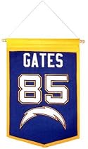 NFL San Diego Chargers Football Player Tradition Banner - Antonio Gates
