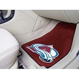Colorado Avalanche 2-pc Printed Carpet Car Mat Set