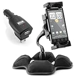 AutoDASHMOUNT Portable Friction Mount with 360 Degree Fully Articulating Neck for OPTIMUM View and Dashboard