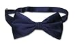 SILK BOWTIE Solid NAVY BLUE Color Men's Bow Tie for Tuxedo or Suit