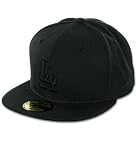 UPC 719106795412 product image for MLB Los Angeles Dodgers Black on Black 59FIFTY Fitted Cap, 7 3/8 | upcitemdb.com