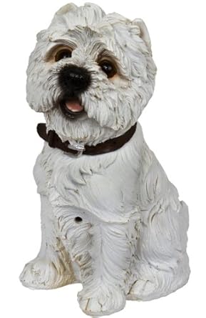 Motion Sensor Barking Dog (White West Highland Terrier): Amazon.co.uk ...
