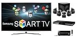 Yamaha RX-A810BL Audio Video Receiver (Black) with Samsung UN55D8000 55-Inch 1080p 240Hz 3D LED HDTV and Samsung BD-D5500 3D Blu-ray Disc Player and Mirage MX 5.1 Home Theater System