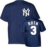 Babe Ruth New York Yankees Cooperstown Throwback Youth Player Name and Number T-Shirt
