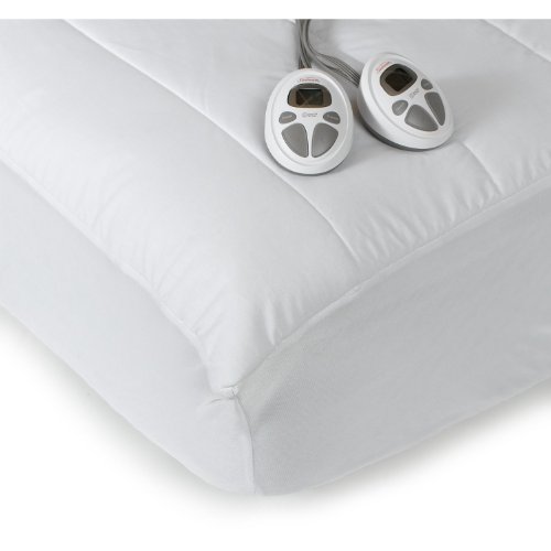 Sunbeam Quilted 140 Thread Count Heated Mattress Pad California King