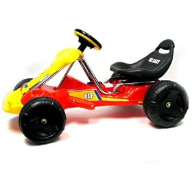Go-Kart Ride-On Cars Battery Operated Red