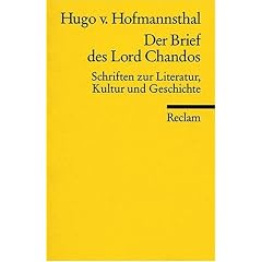 Der Brief des Lord Chandos: Schriften zur Literatur, Kunst und Geschichte