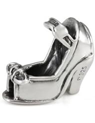 Ohm Sterling Silver Open Toe Dancing Shoe Bead Charm