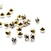 Pandahall 1Bag/1440pcs Glass Pointed Back Rhinestone Cone Back Plated Clear 2mm Mini Beads DIY Decoration Embellishment Makings Crystal