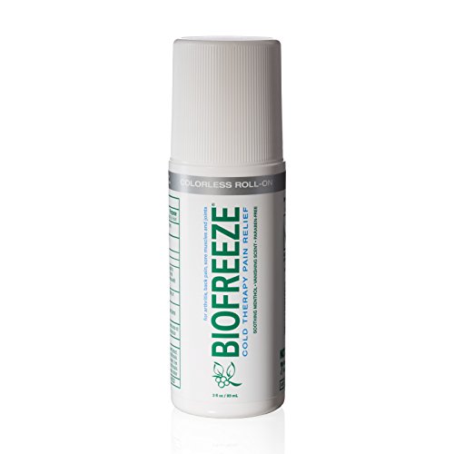 Biofreeze Pain Relief Gel, 3 Ounce Roll-on Applicator, Colorless Formula, Pain Reliever