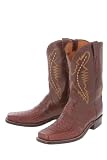 Lucchese 'T4916' Crocodile Cowboy Boots D/D Mens - Cigar