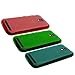 Cbus Wireless 3x Matte Finish TPU Flex-Gel Silicone Cases / Skins / Cover Cases for BLU LIFE PLAY 2 - Semi Transparent Blue, Green, Pink