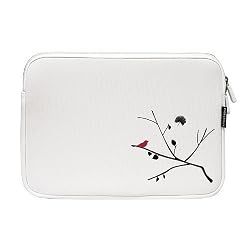 CaseCrown Fashion Netbook Neoprene Sleeve Case - Spring Bird Branch for Toshiba Mini NB205 10.1"