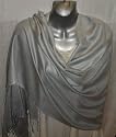 Silver Pashmina style shawl / scarf / Wrap
