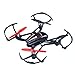 UDI RC U27 Free Loop 180 Degree 3D flying RC Quadcopter, 139 x 139 x 35.5 mm, Black