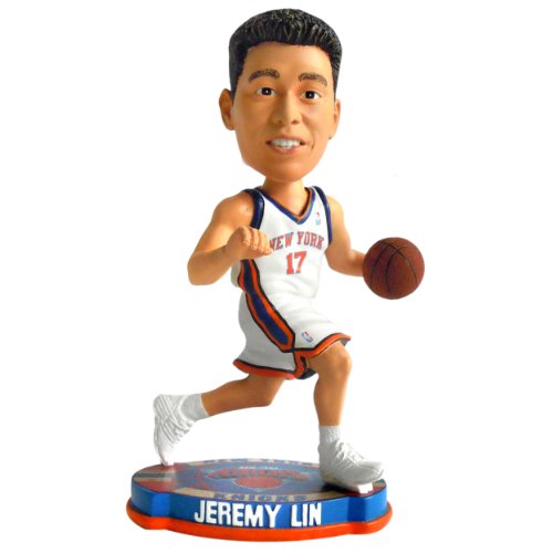 NBA New York Knicks Jeremy Lin 2012 Basketball Base Bobble Home