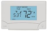 Lux TX9000TS Touch Screen Digital Programmable Thermostat With Versatile 7 Day Programming