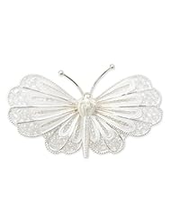 Sterling silver brooch, Queen Butterfly