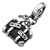 FOSSIL Damen Charm Anh�nger Edelstahl JF83018040