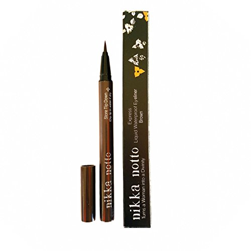 Nikka Notto Liquid Eyeliner Waterproof Brown Bundle of 2