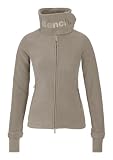 Bench Damen Fleecejacke FUNNEL NECK – E, cinder, M, BLEA0021E_BR063
