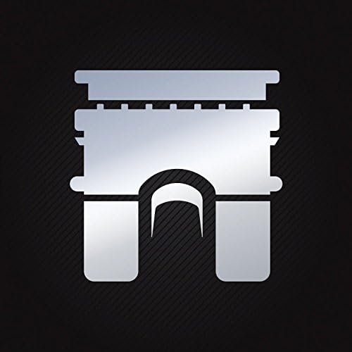 Hobby Decal Arc De Triomphe Paris France waterproof Laptop Specialty Chrome_Mirror_Metallic (6 X 5.95 In)