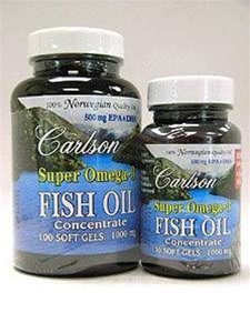 Carlson Labs Super Omega 3 Fish Oil (100+30 softgels)