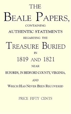 Amazon.com: The Beale Papers (The Beale Treasure) eBook: James B. Ward ...