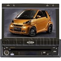 Jensen VM9214 Single DIN MultiMedia Receiver with 7-Inch Flip out Touch Screen