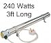 3ft Tube Heater for Greenhouse or Shed