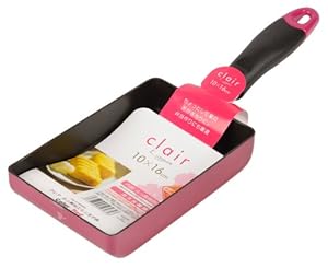 パール金属 クレア ふっ素加工 ミニ玉子焼 レッド H-9585