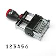 2000 Plus Self-Inking Numberer, 10 Bands, Type Size 2, Black Ink Pad
