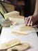 Slicing American Artisanal Cheese at the Saxelby Cheesemongers Photographic Poster Print by Eightfish , 18x24