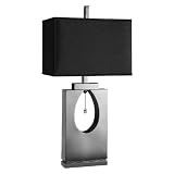 Black Chrome Finish Table Lamp Lamps Collection by Uttermost Company - 26985-1