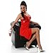 Edles Beqemes Cocktailkleid Rot (8483)