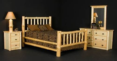 Viking Log Furniture Frontier Bed Panel Bed