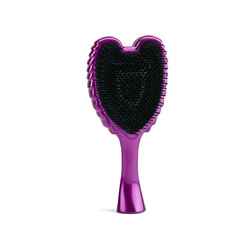 Tangle Angel Hair Brush - Detangles Wet and Dry Hair - Ergonomic Shape With Heat Resistant Antibacterial Bristles - For All Hair Types - Fuchsia