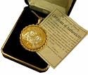 Gold Silver Panda Bear Coin Pendant Necklace