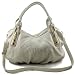 Hobo Shoulder Handbag (Light Gray)