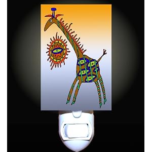 Tribal Giraffe Decorative Night Light
