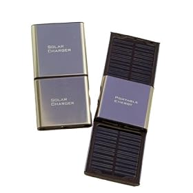 Build-It-Up Cell Phone Solar Charger. Aluminum solar charger: 0.66 watt solar panel,1000 mAh rechargable batteries.
