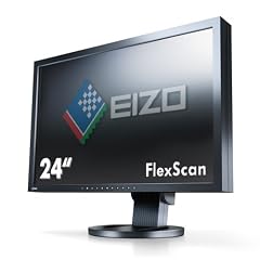 Eizo S2402WFS-BK 61,2 cm (24,1 Zoll) widescreen TFT LCD Monitor (DVI,VGA, 5ms Reaktionszeit) schwarz