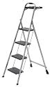 Tricam HSP-4TG 225-Pound Capacity 4-Step Skinny Mini Stool with Project Tray and Grip