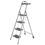 SAVE $11.05 - Tricam HSP-4TG 225-Pound Capacity Skinny Mini Stool with Project Tray and Grip, 4-Step $58.94